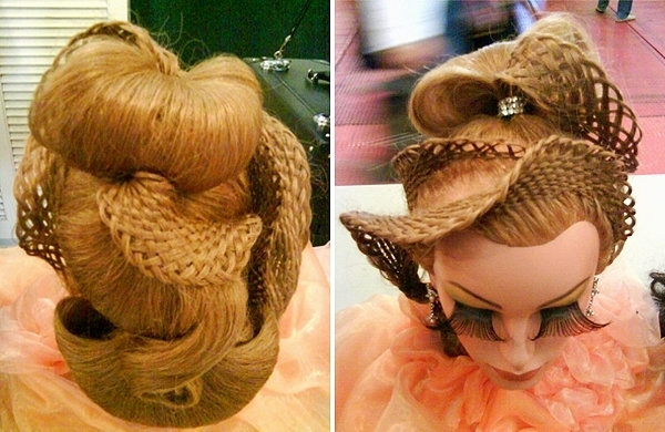 冠军作品：以竹篮编中的反编法编织而成 - 