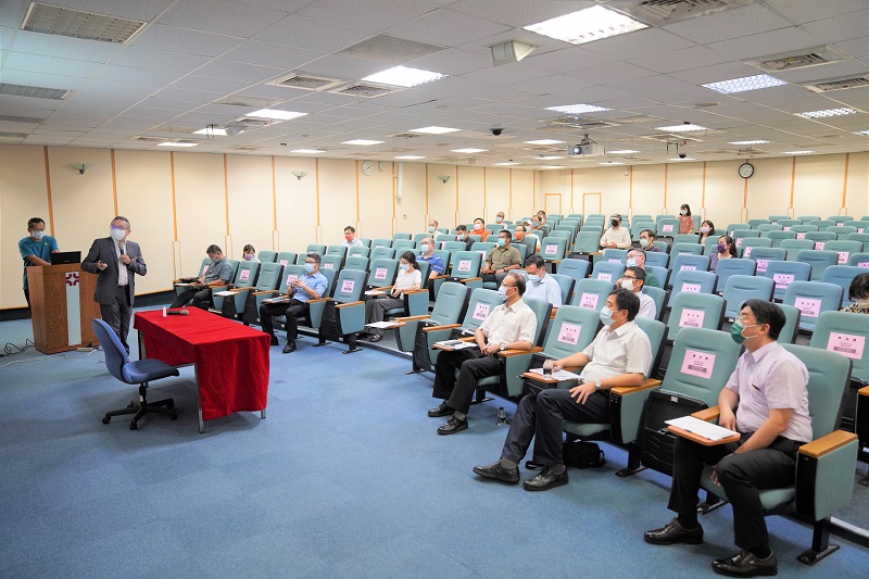 育達科大召開實體線上分流教學防疫小組會議